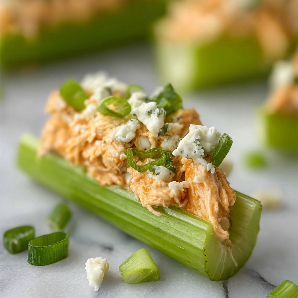 Buffalo Chicken Celery Sticks Recipe - Recipe Image