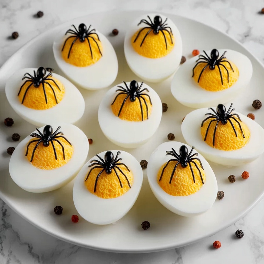 Spooky Spider Eggs: A Fun Halloween Breakfast to Enjoy Together Recipe - Recipe Image