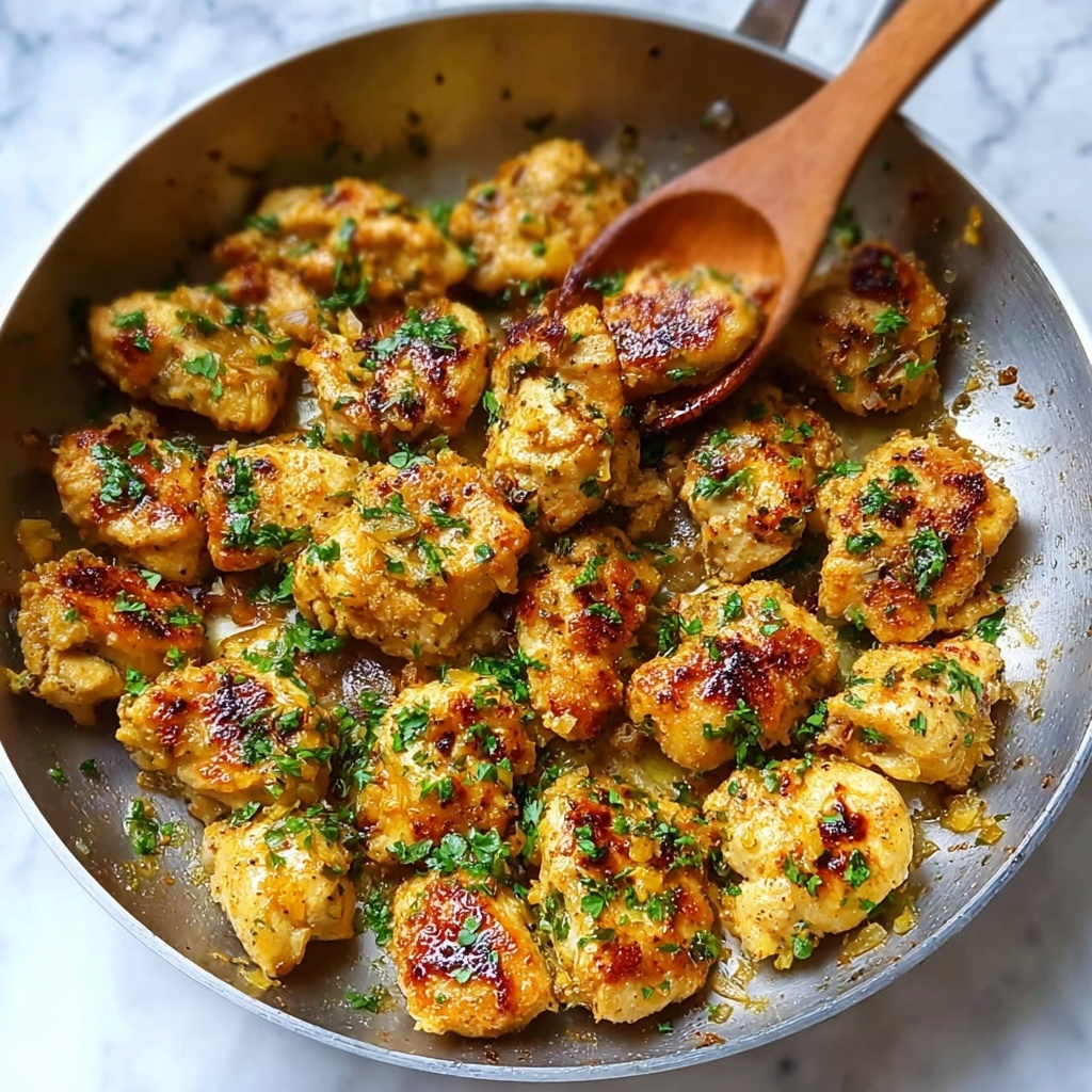 Garlic Butter Chicken Bites Recipe - Recipe Image