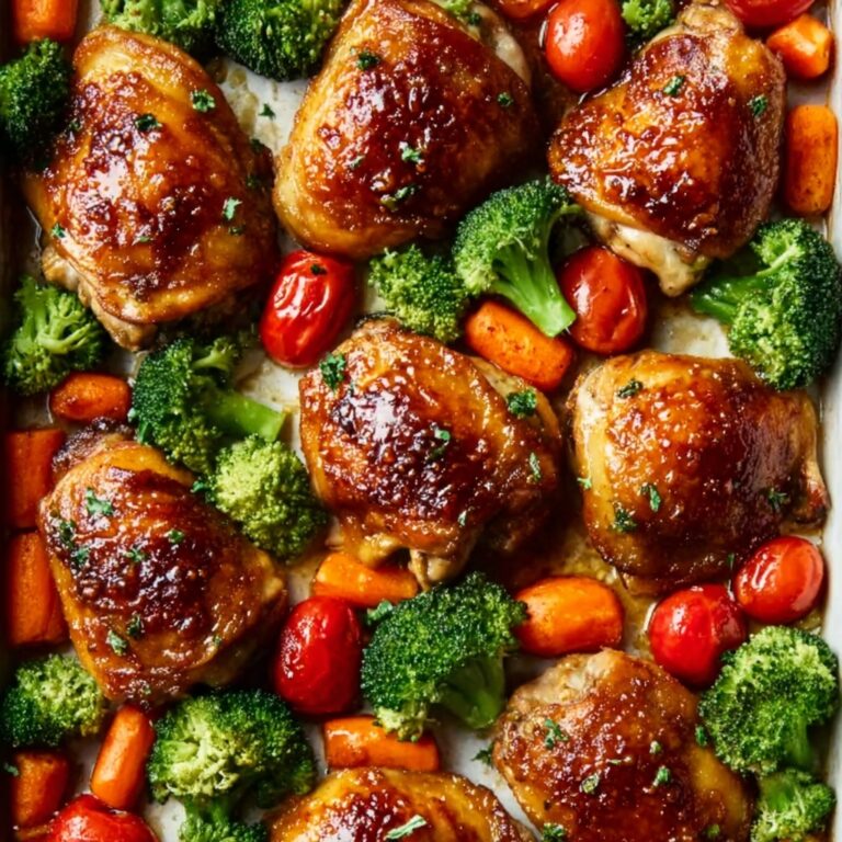 One Pan Balsamic Chicken and Veggies Recipe