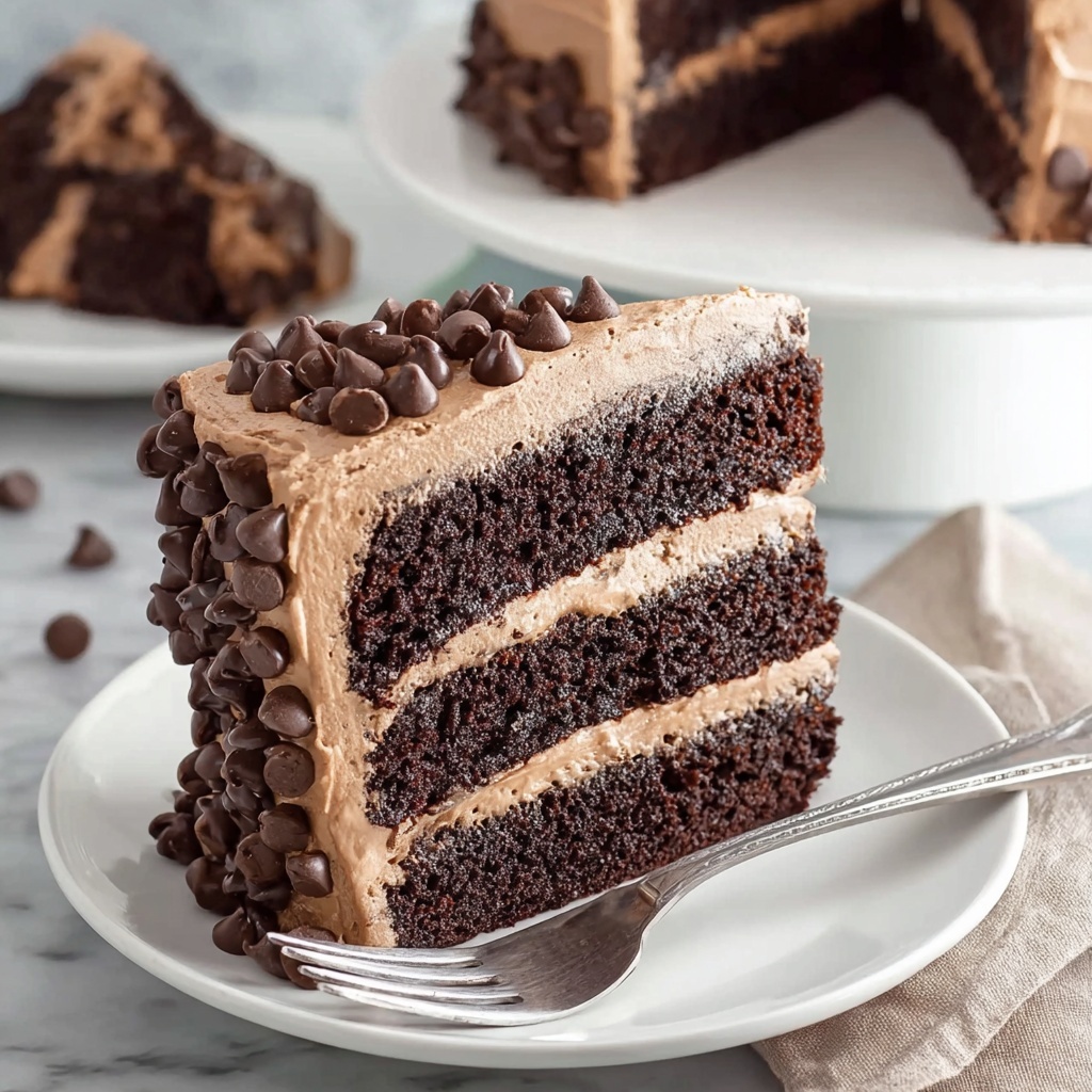Triple Chocolate Cake Recipe - Recipe Image