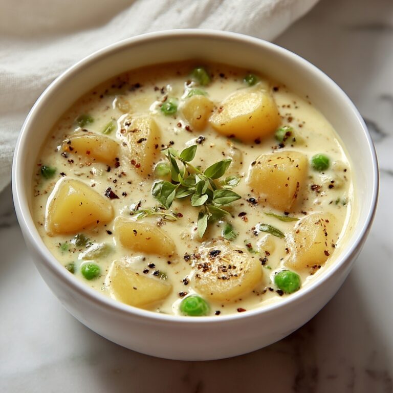 Creamy Potato and Pea Chowder Recipe