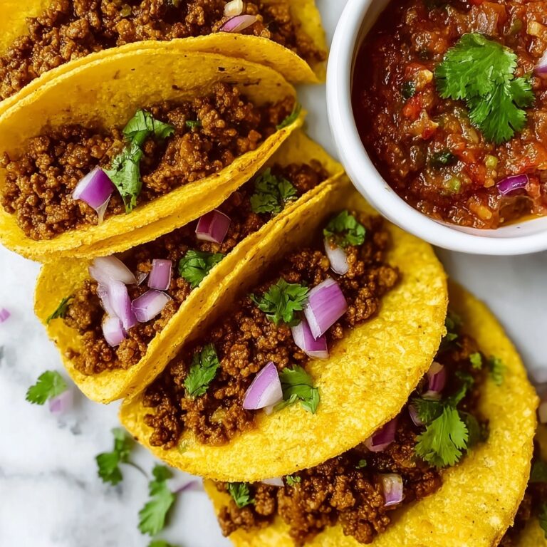 Crispy Ground Beef Tacos Recipe