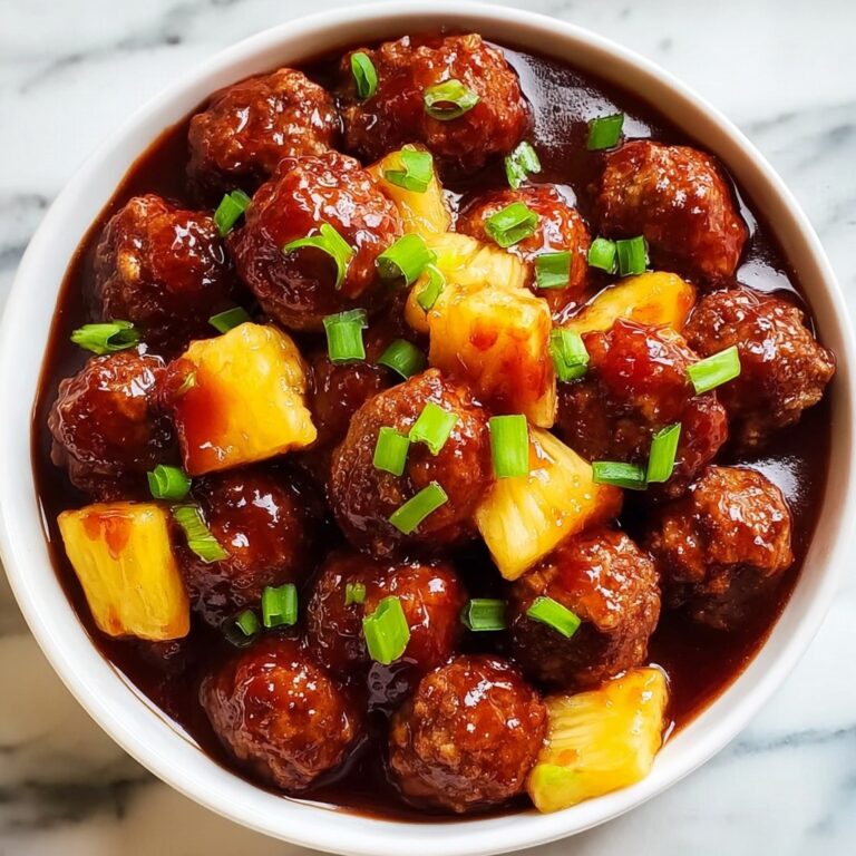 Spicy Hawaiian Crockpot Meatballs Recipe