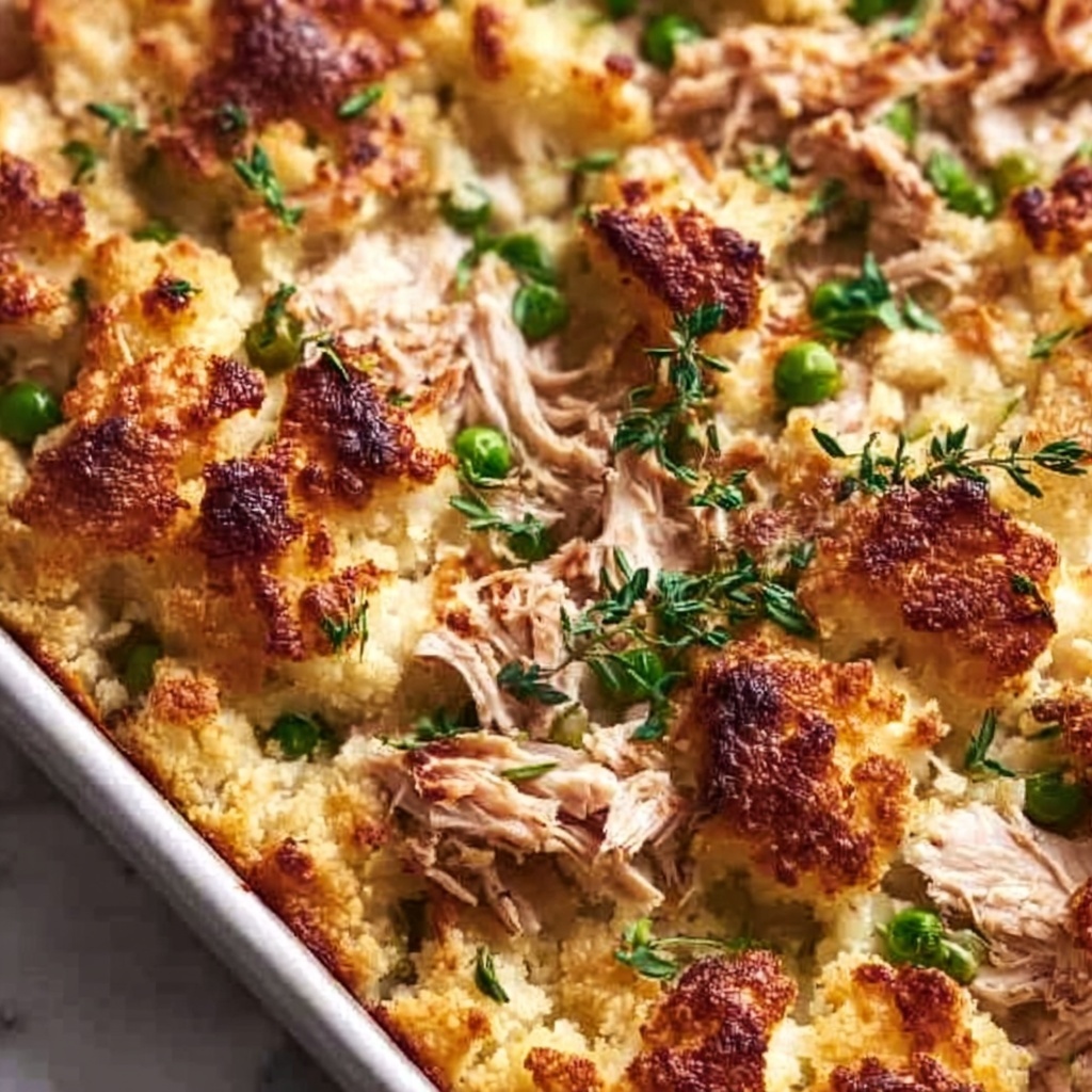 Rotisserie Chicken and Stuffing Casserole Recipe - Recipe Image