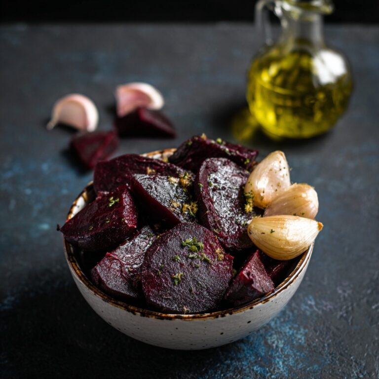 Roasted Beetroot and Garlic Recipe