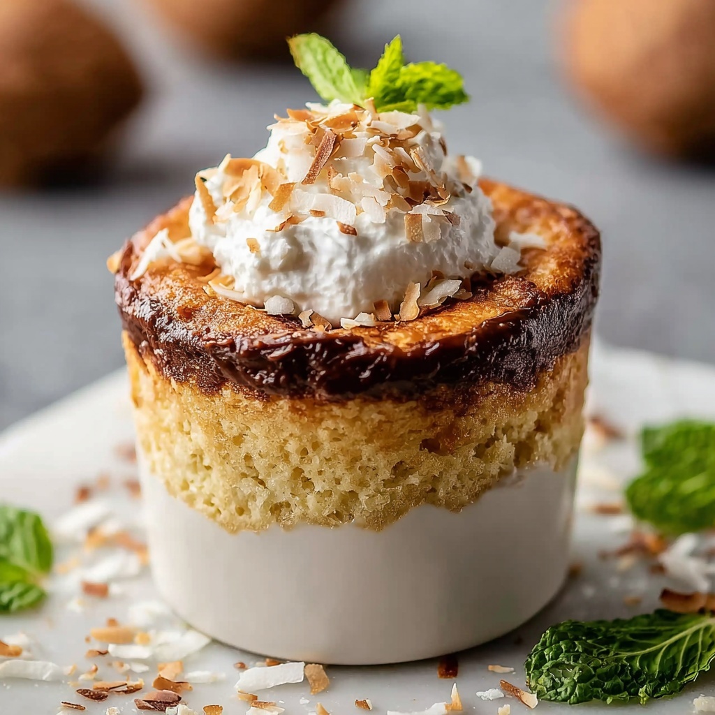Keto Coconut Mug Cake Recipe - Recipe Image