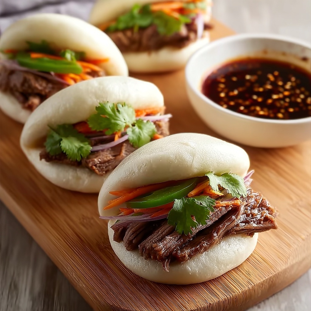 Keto Tender Beef Bao Buns Recipe - Recipe Image