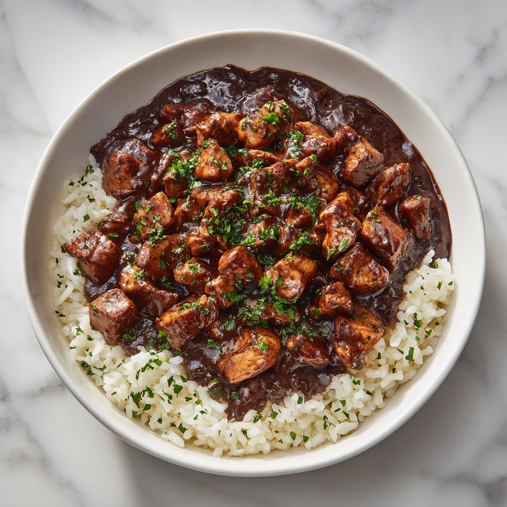 Honey BBQ Chicken Rice Recipe - Recipe Image