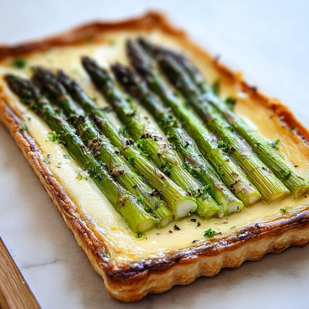 Asparagus and Goat Cheese Tart Recipe - Recipe Image