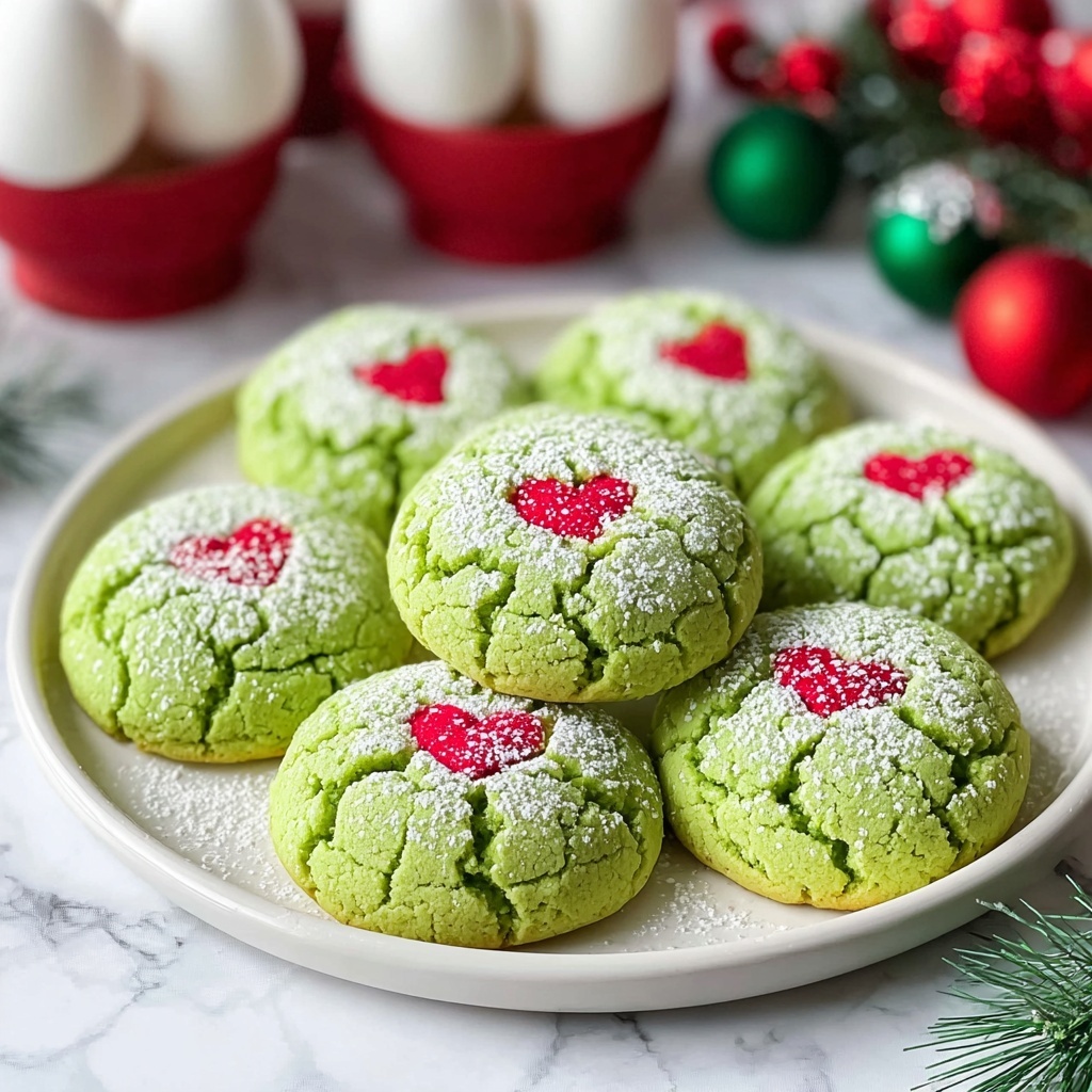 Grinch Cookies Recipe - Recipe Image