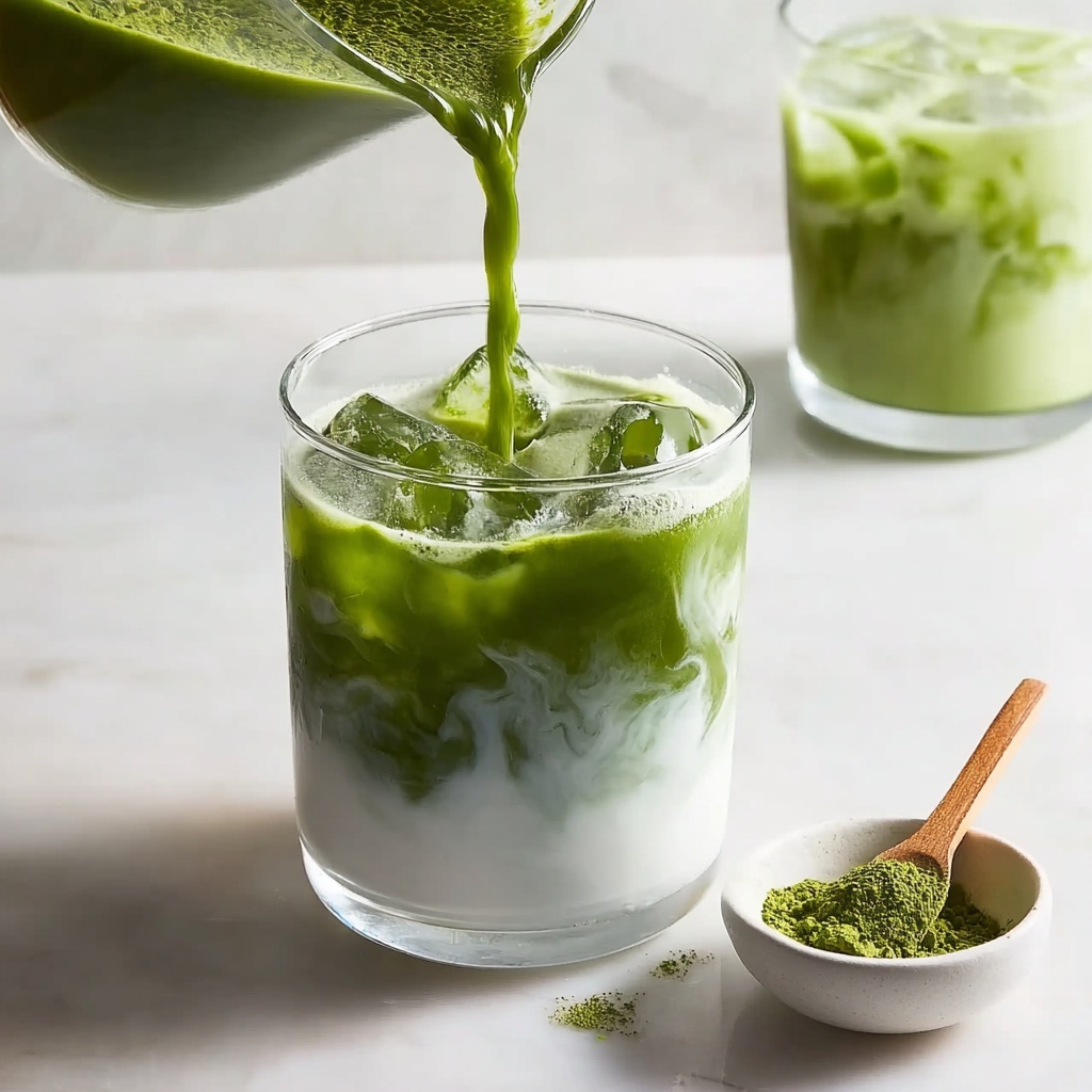 Iced Matcha Latte Recipe - Recipe Image
