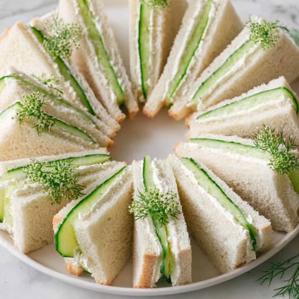 Classic Cucumber Sandwiches Recipe - Recipe Image