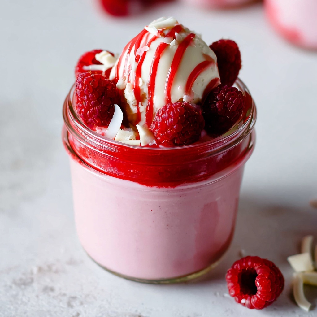 Vegan Raspberry White Chocolate Mousse Recipe - Recipe Image