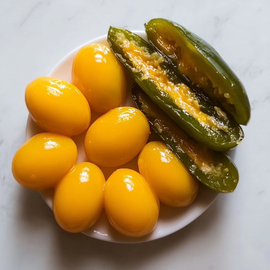 Cowboy Candy Pickled Eggs: Sweet, Spicy Snack Bliss Recipe - Recipe Image