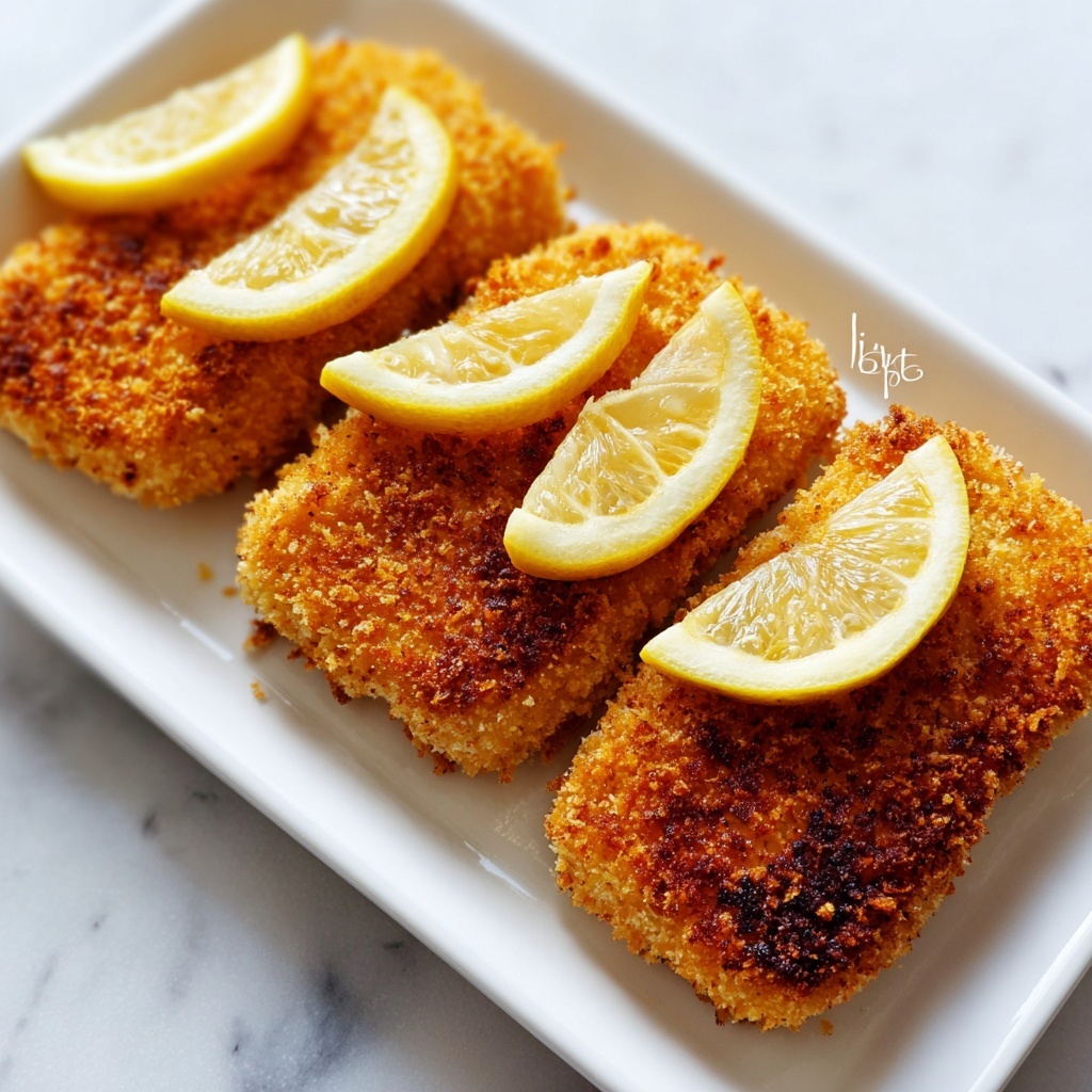 Crispy Baked Lemon Chicken Recipe - Recipe Image