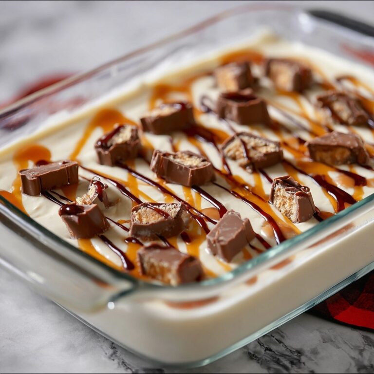 TWIX Ice Cream Cake Recipe