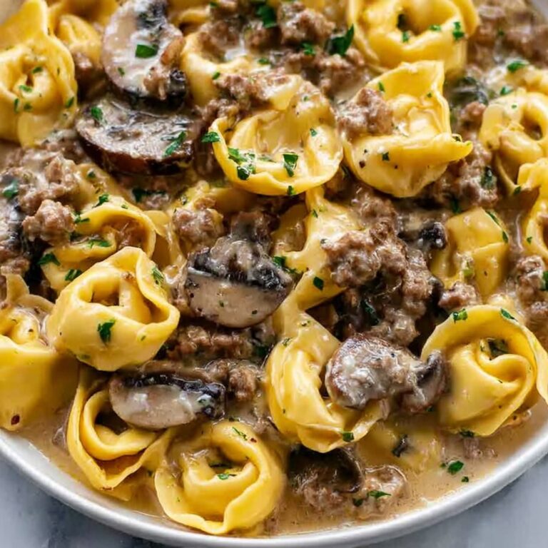 Philly Cheesesteak Tortellini Pasta Recipe