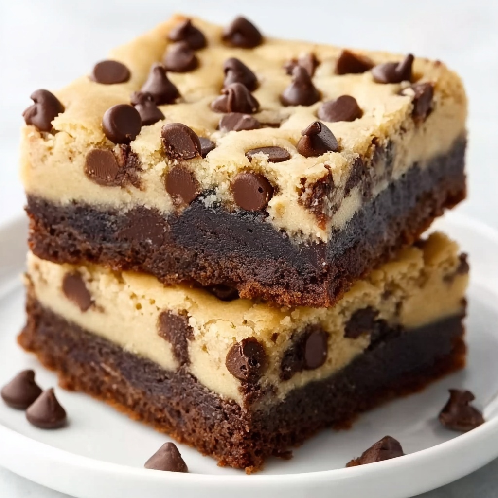 Chocolate Chip Cookie Brownies Recipe - Recipe Image