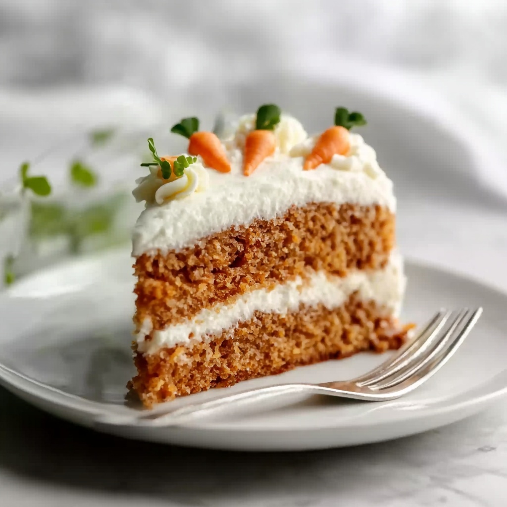 Simple Carrot Cake with Cream Cheese Frosting Recipe - Recipe Image