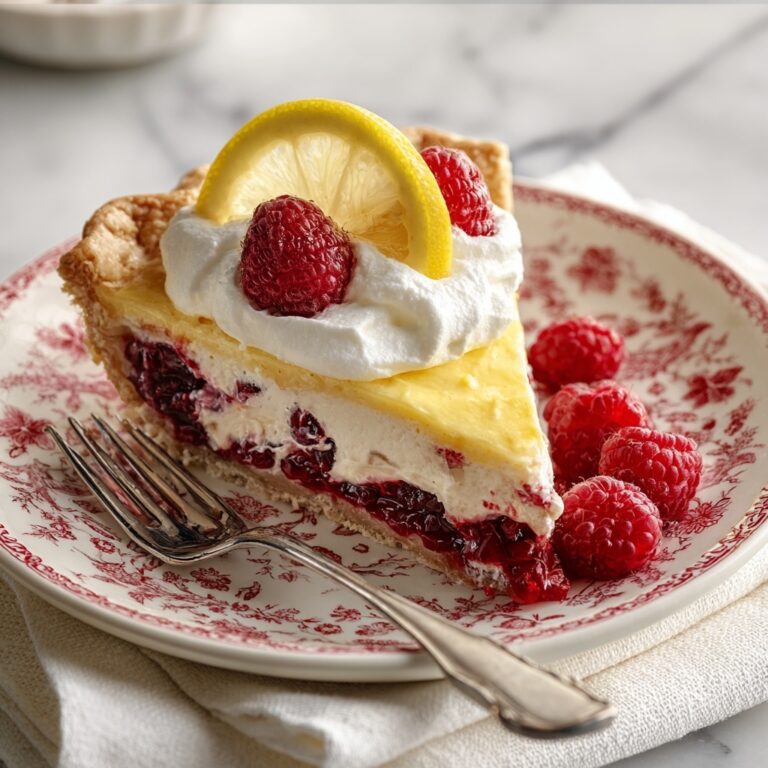 Lemon Raspberry Pie Recipe