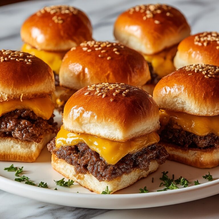 Classic Cheeseburger Sliders Recipe