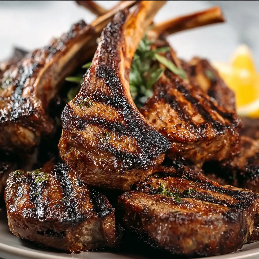 Spanish Grilled Lamb Chops Recipe - Recipe Image