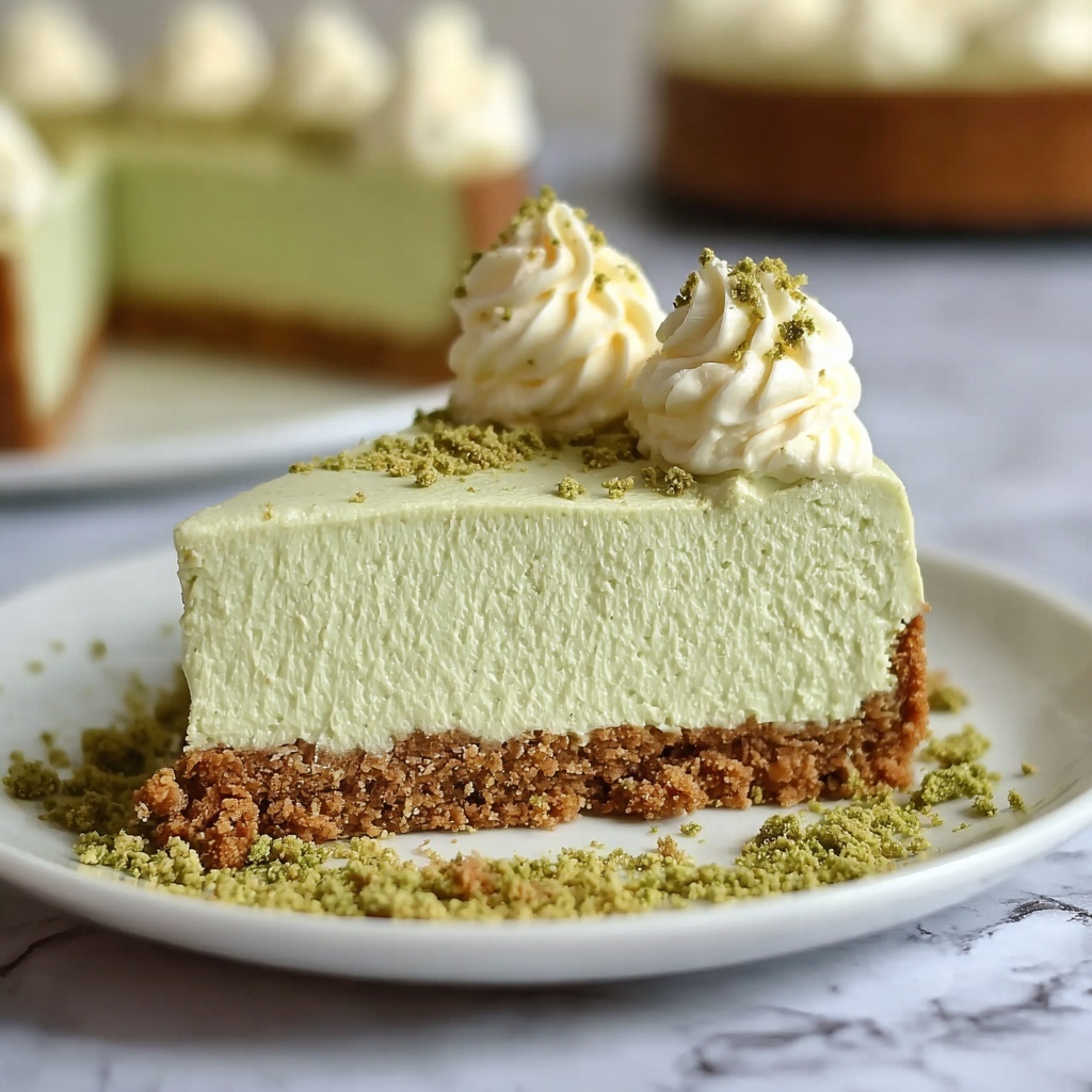 Pistachio Cheesecake Recipe - Recipe Image