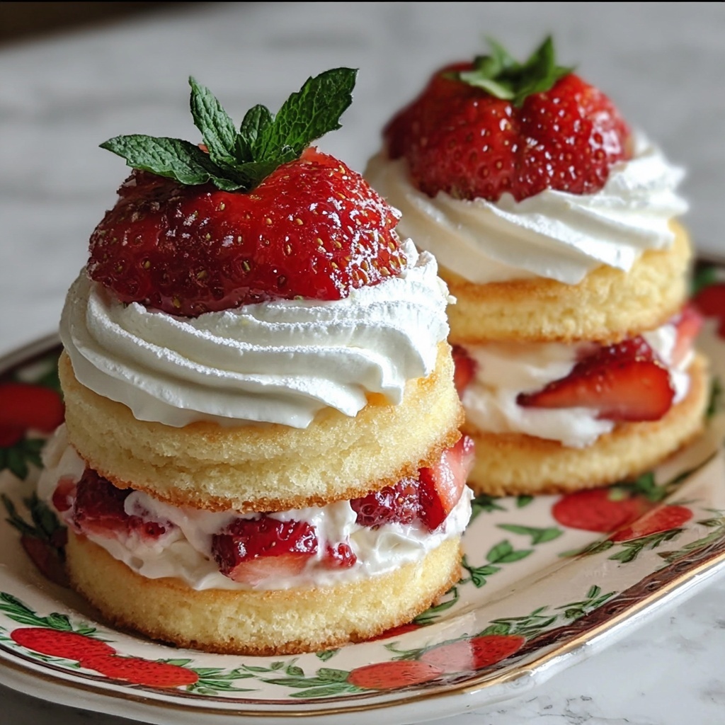 Strawberry Cheesecake Shortcakes Recipe - Recipe Image