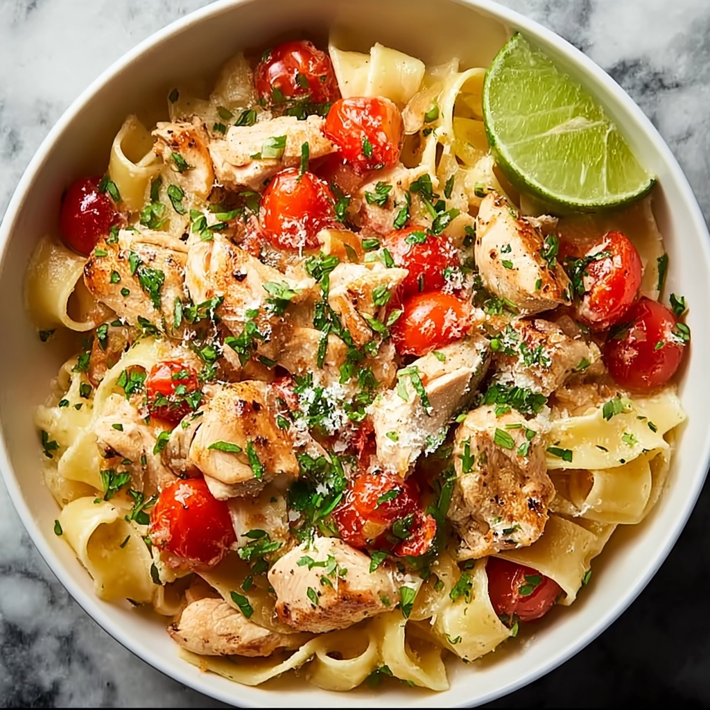 Jacked-Up Chicken Scampi Recipe - Recipe Image
