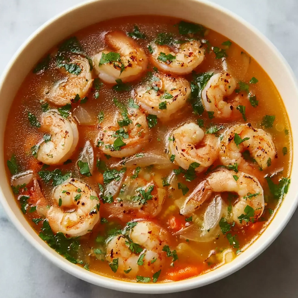 Quick and Spicy Shrimp Soup Recipe - Recipe Image