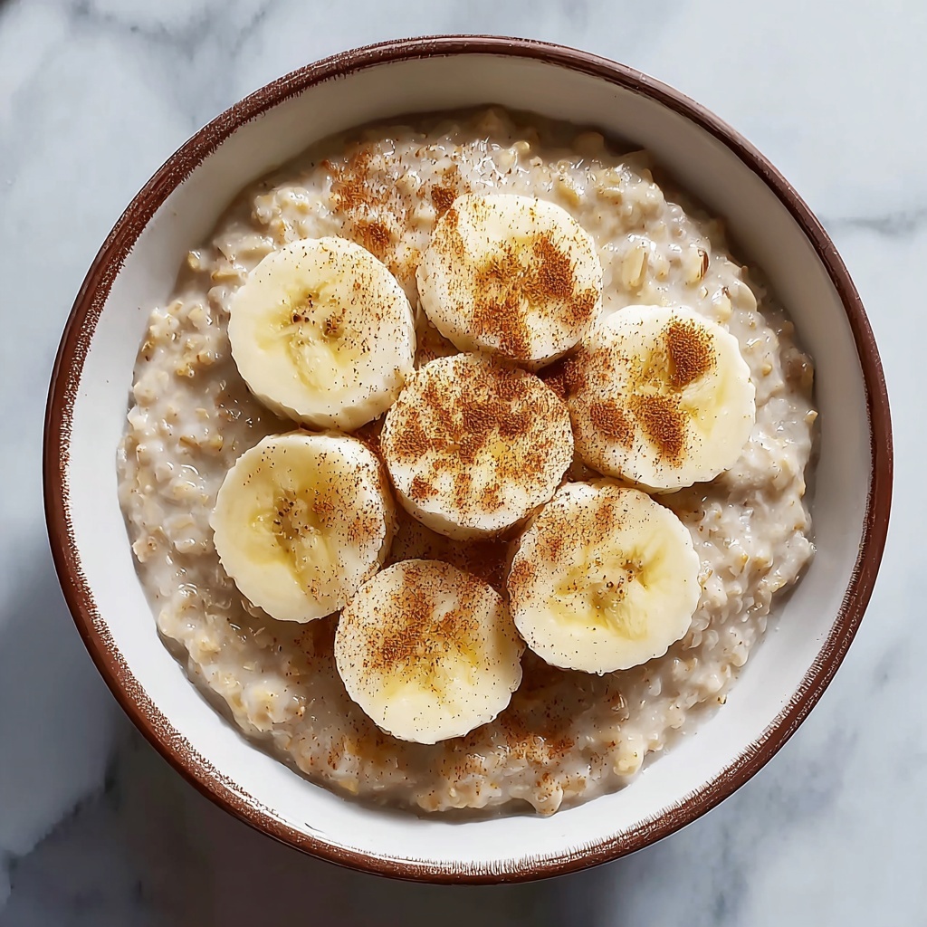 No Sugar Added Breakfast Banana Oatmeal Recipe - Recipe Image