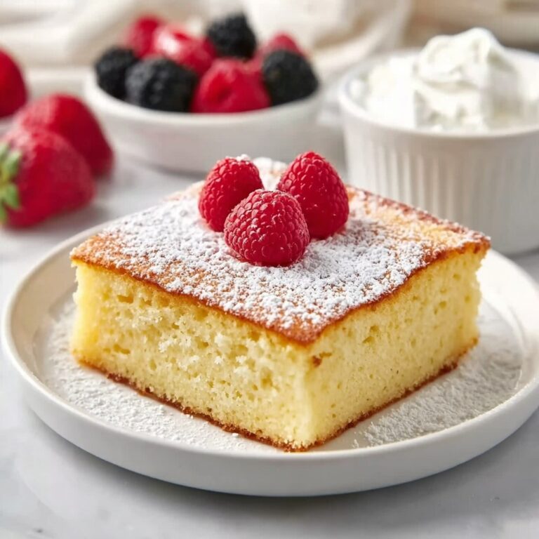 Hot Milk Cake Recipe