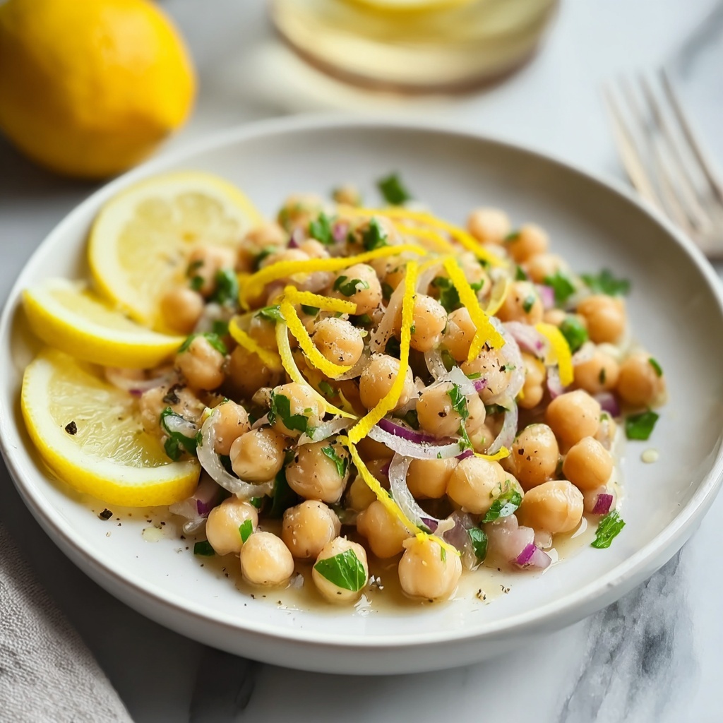 Warm Chickpeas with Lemon and Olive Oil Recipe - Recipe Image