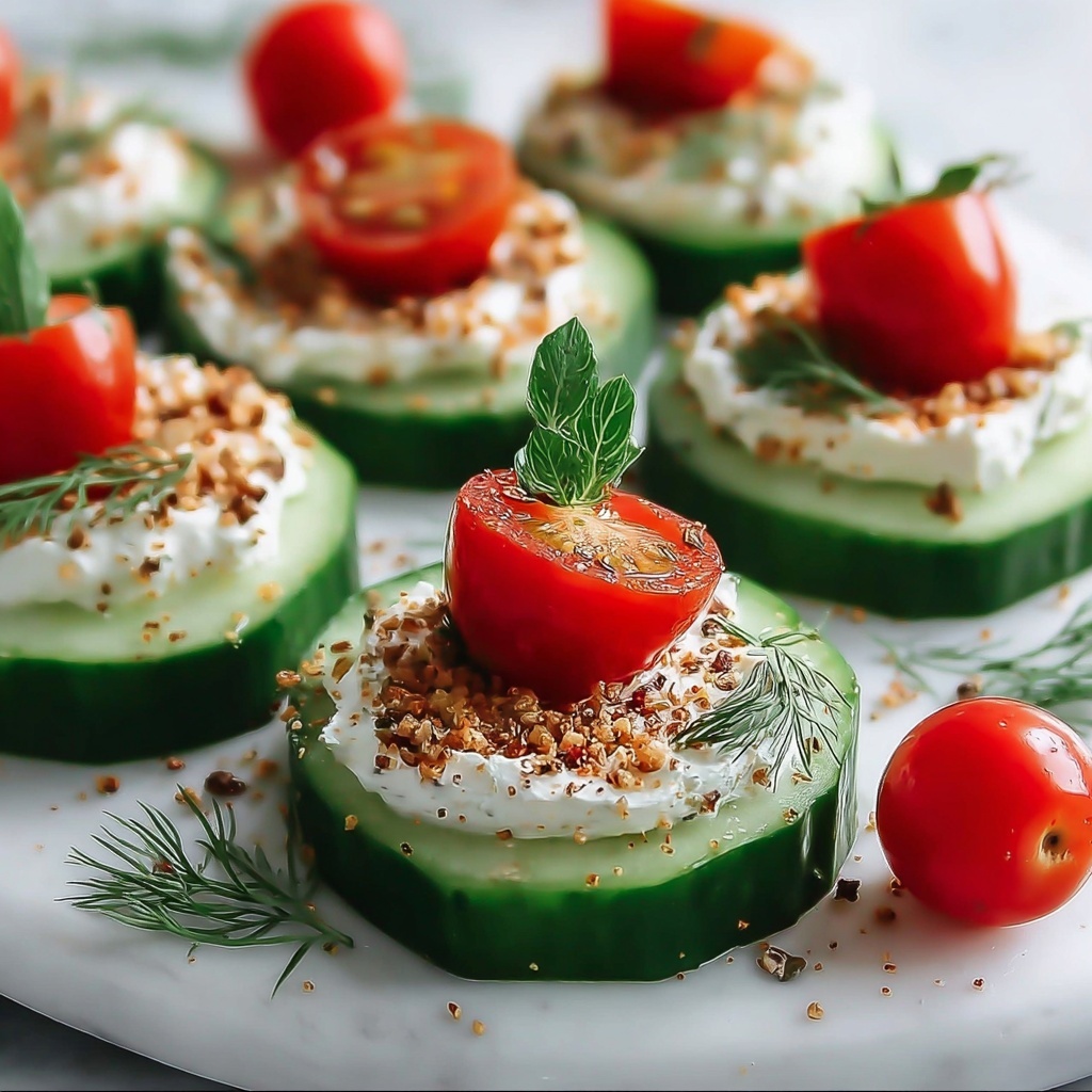 Everything Bagel Cucumber Bites Recipe - Recipe Image