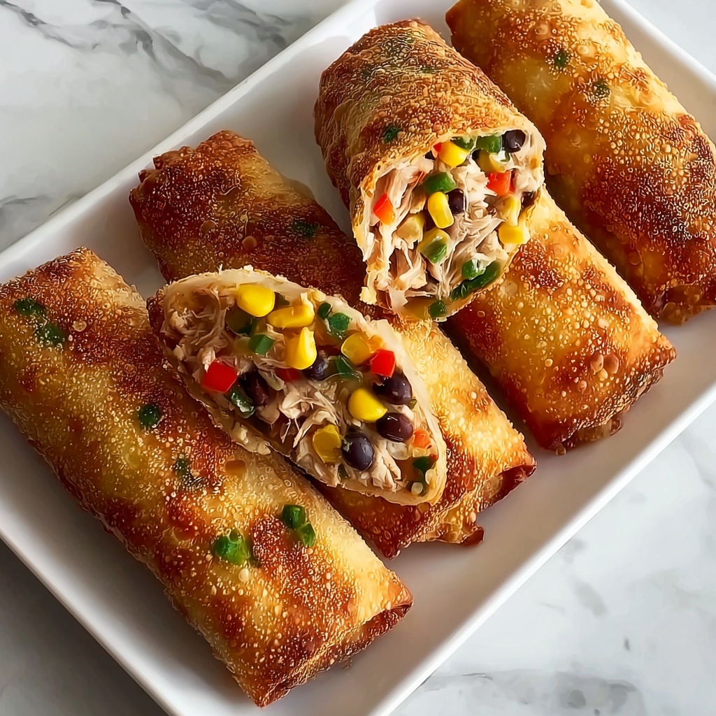 Southwest Egg Rolls: 5 Steps to Flavorful Perfection Recipe - Recipe Image