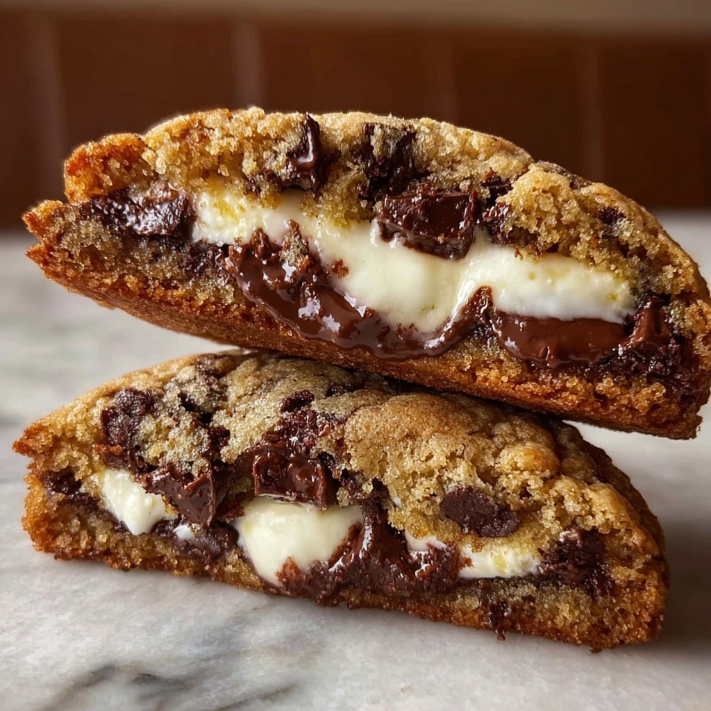 Cheesecake Stuffed Chocolate Chip Cookies: 7 Sweet Surprises Recipe - Recipe Image