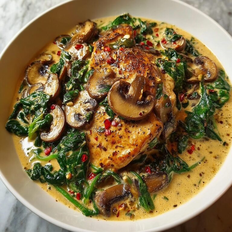 Smothered Chicken with Creamed Spinach Recipe