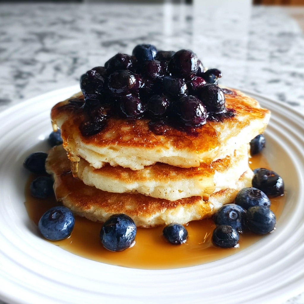 Oven Baked Blueberry Pancakes Vegan: A Simple Delight Recipe - Recipe Image