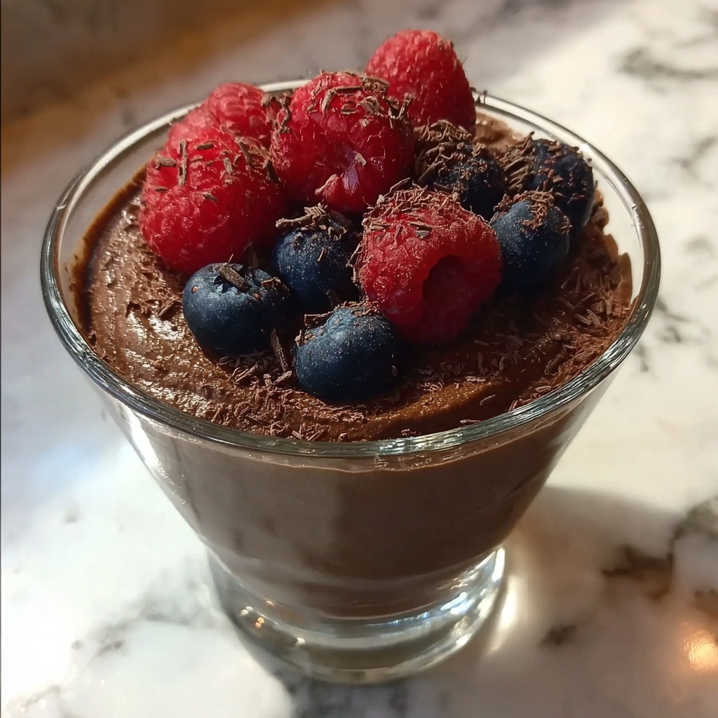 Healthy Chocolate Mousse Recipe - Recipe Image