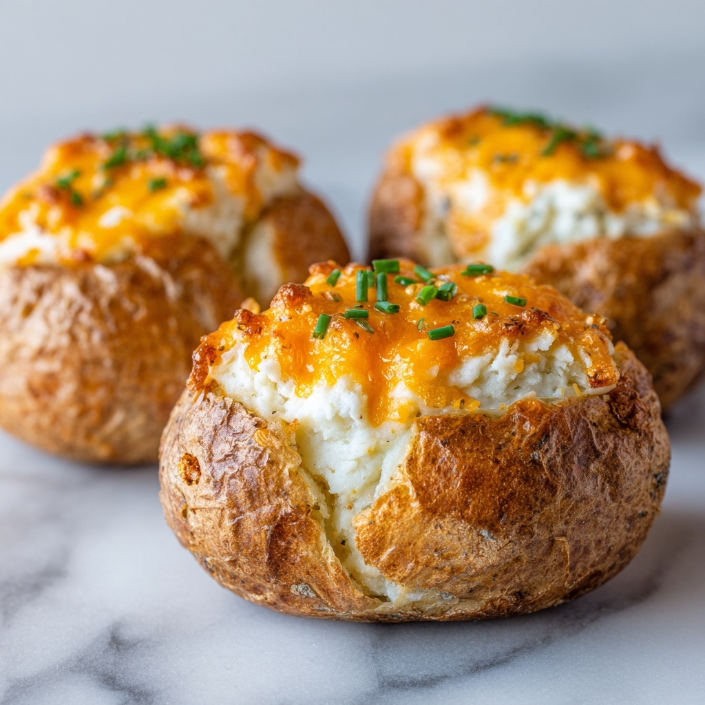Air Fryer Twice-Baked Potatoes Recipe - Recipe Image