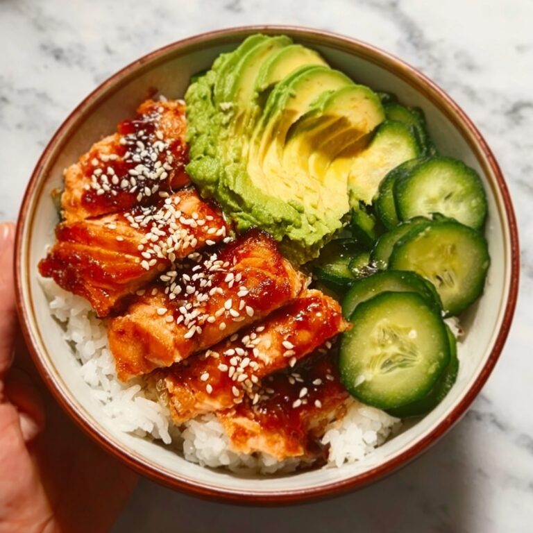 Baked Salmon Sushi Bowl Recipe