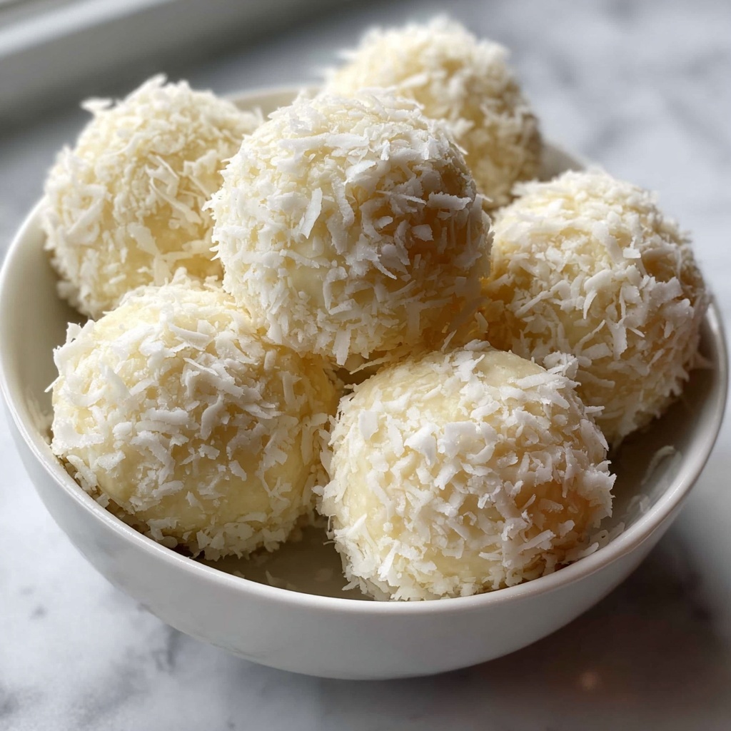 Delightful Coconut Cream Balls: 15-Min Comfort Dessert Recipe - Recipe Image