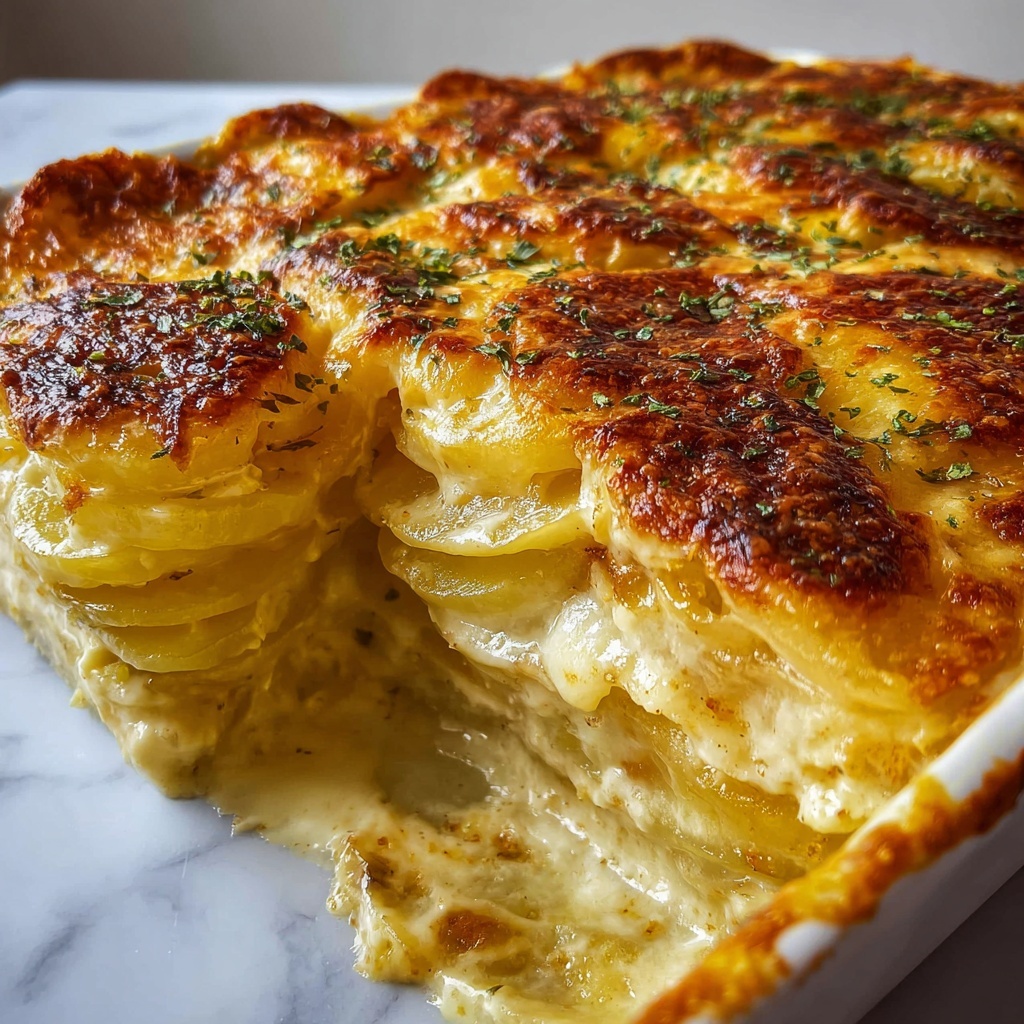 Cheesy Scalloped Potatoes Recipe: 5 Cozy Comfort Food Steps Recipe - Recipe Image