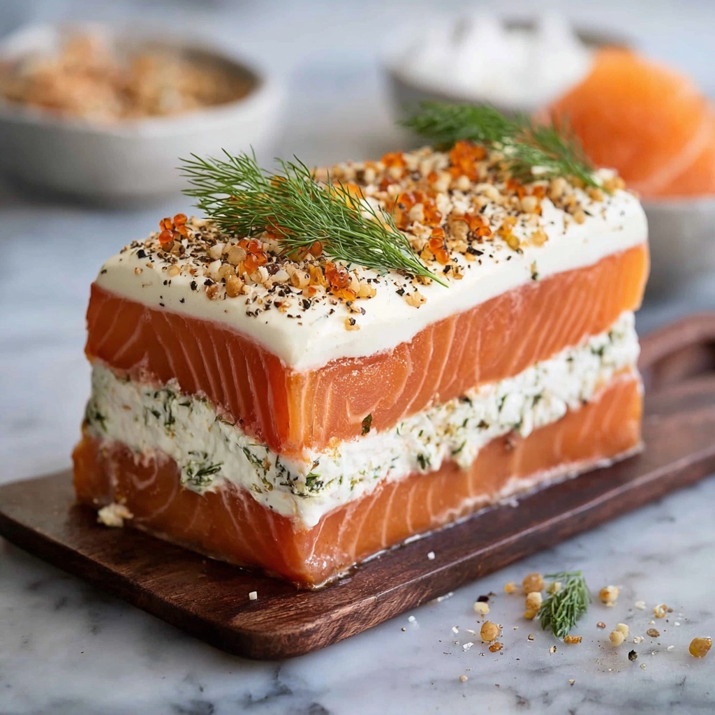 Salmon Terrine with Cream Cheese, Dill, and Lime Recipe - Recipe Image