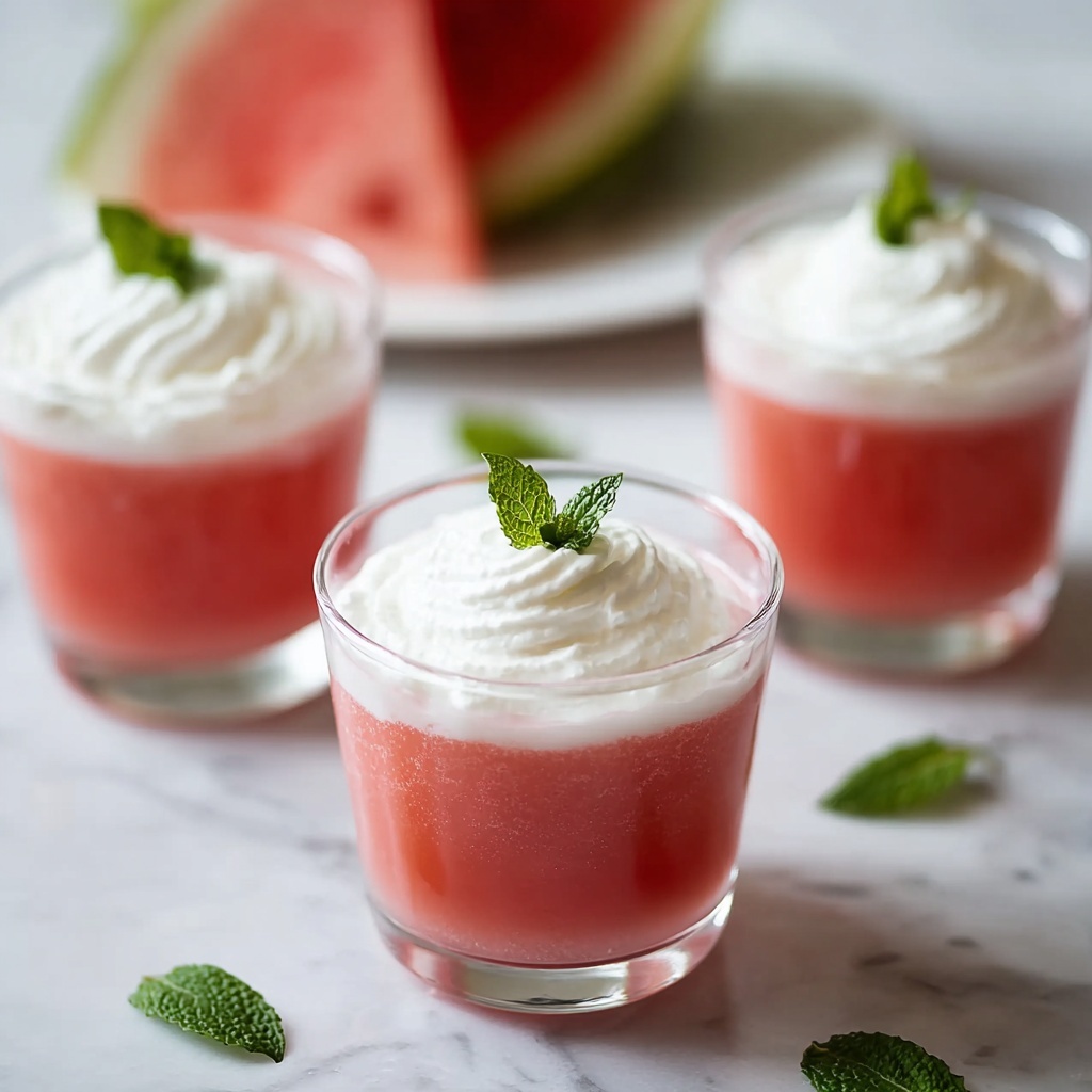 Sicilian Watermelon Pudding for a Refreshing Summer Treat Recipe - Recipe Image