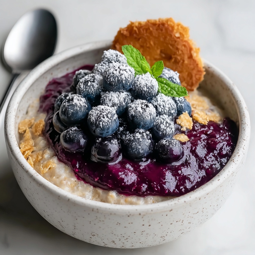 Blueberry Pie Overnight Oats for a Wholesome Breakfast Boost Recipe - Recipe Image