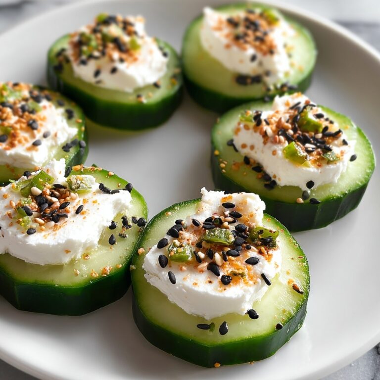 Everything Bagel Cucumber Bites Recipe