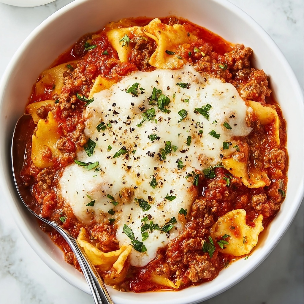 Crockpot Lasagna Soup Recipe - Recipe Image