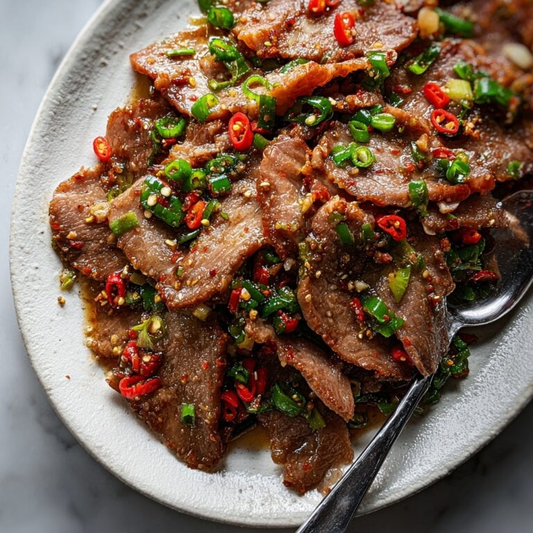 Thai Hot and Spicy Beef Recipe